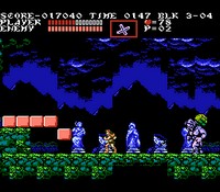 une photo d'Ã©cran de Castlevania 3 - Dracula s Curse sur Nintendo Nes